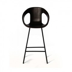 BARCHAIR 00 LEATHER FEKETE  